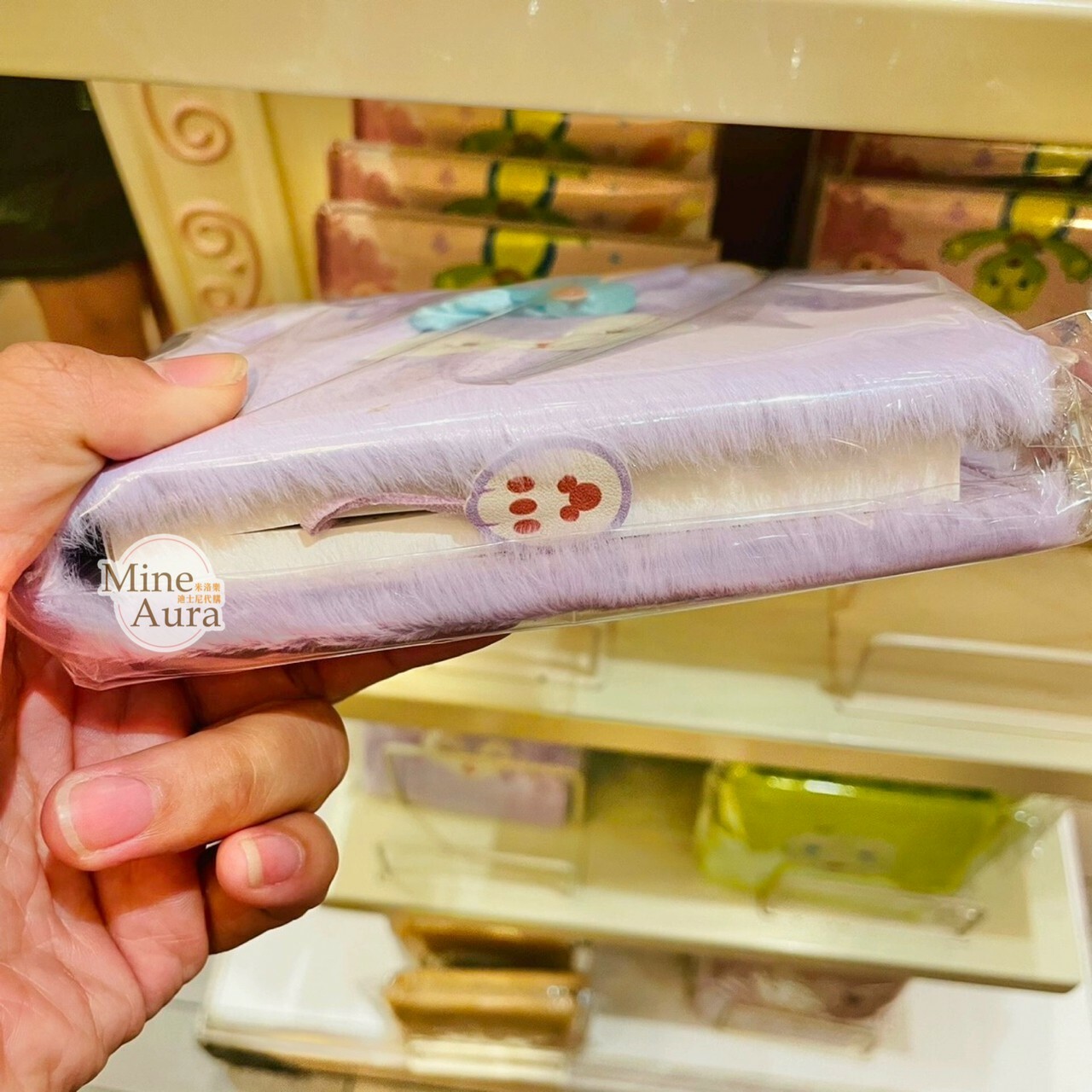 史黛拉露 星黛露 StellaLou 大頭 絨毛 毛毛造型 筆記本 記事本 簽名本 -上海迪士尼樂園