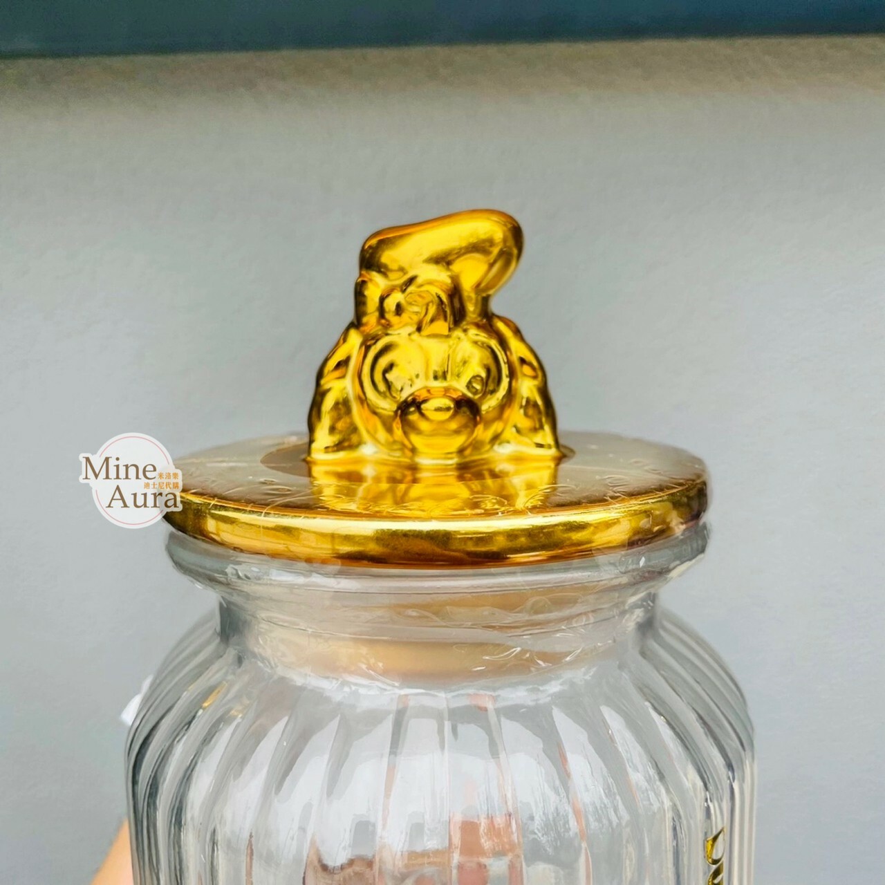 可琦安 餅乾 CookieAnn 透明玻璃 密封罐 收納罐 -上海迪士尼樂園