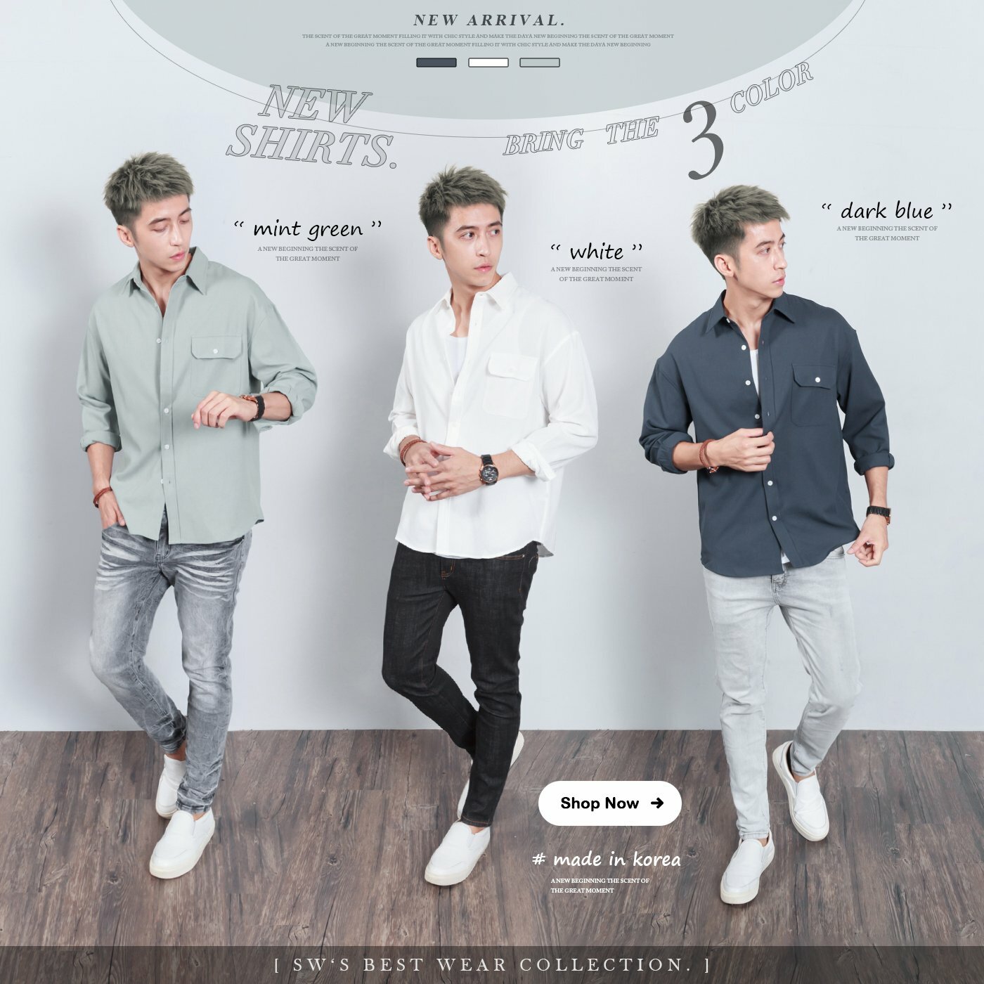 【K61526】正韓Jc 韓國製 質感透氣磅數棉麻 不易皺 較寬鬆 口袋白扣 3色落肩素面長袖襯衫