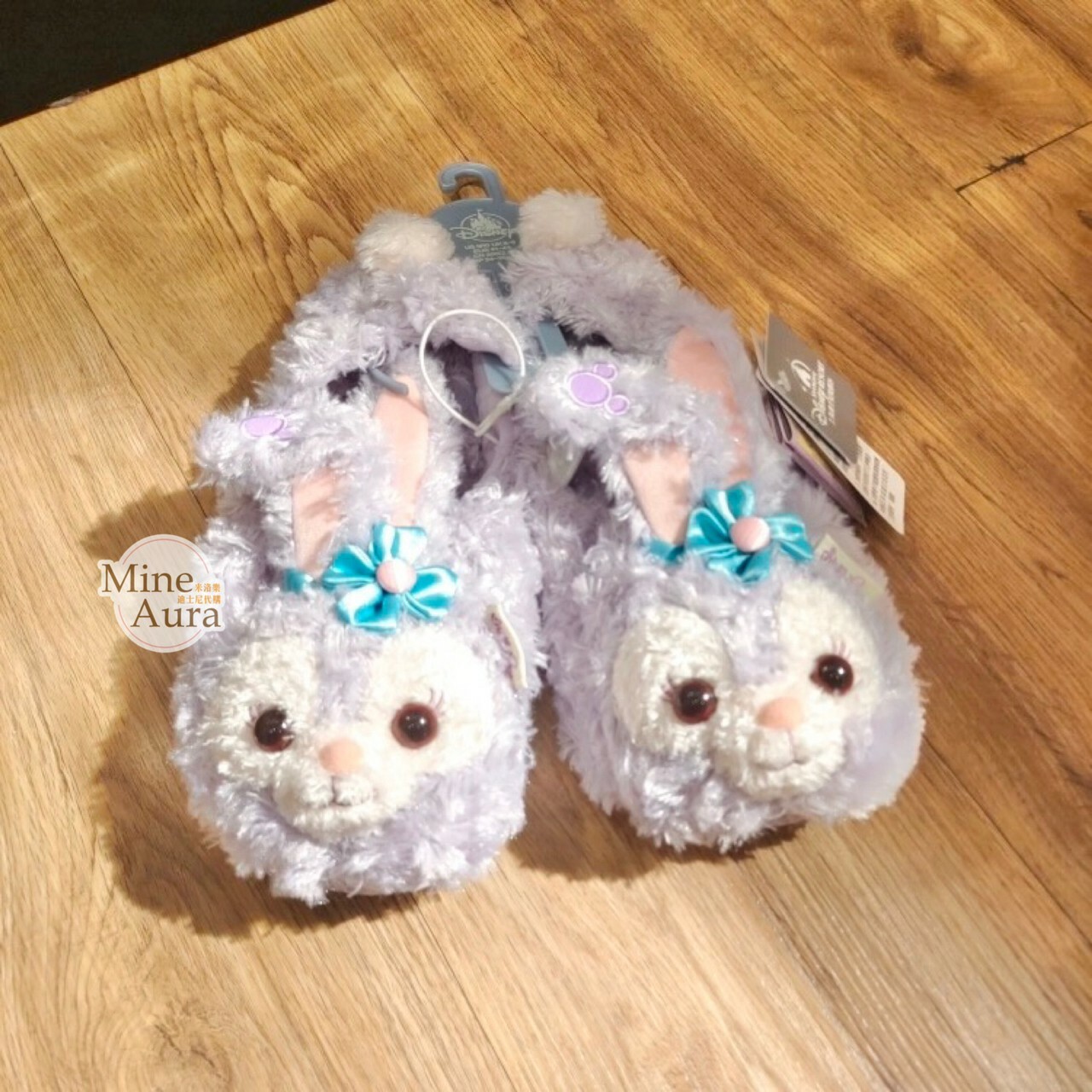 史黛拉露 星黛露 StellaLou 絨毛大頭造型 室內拖鞋 -上海迪士尼樂園