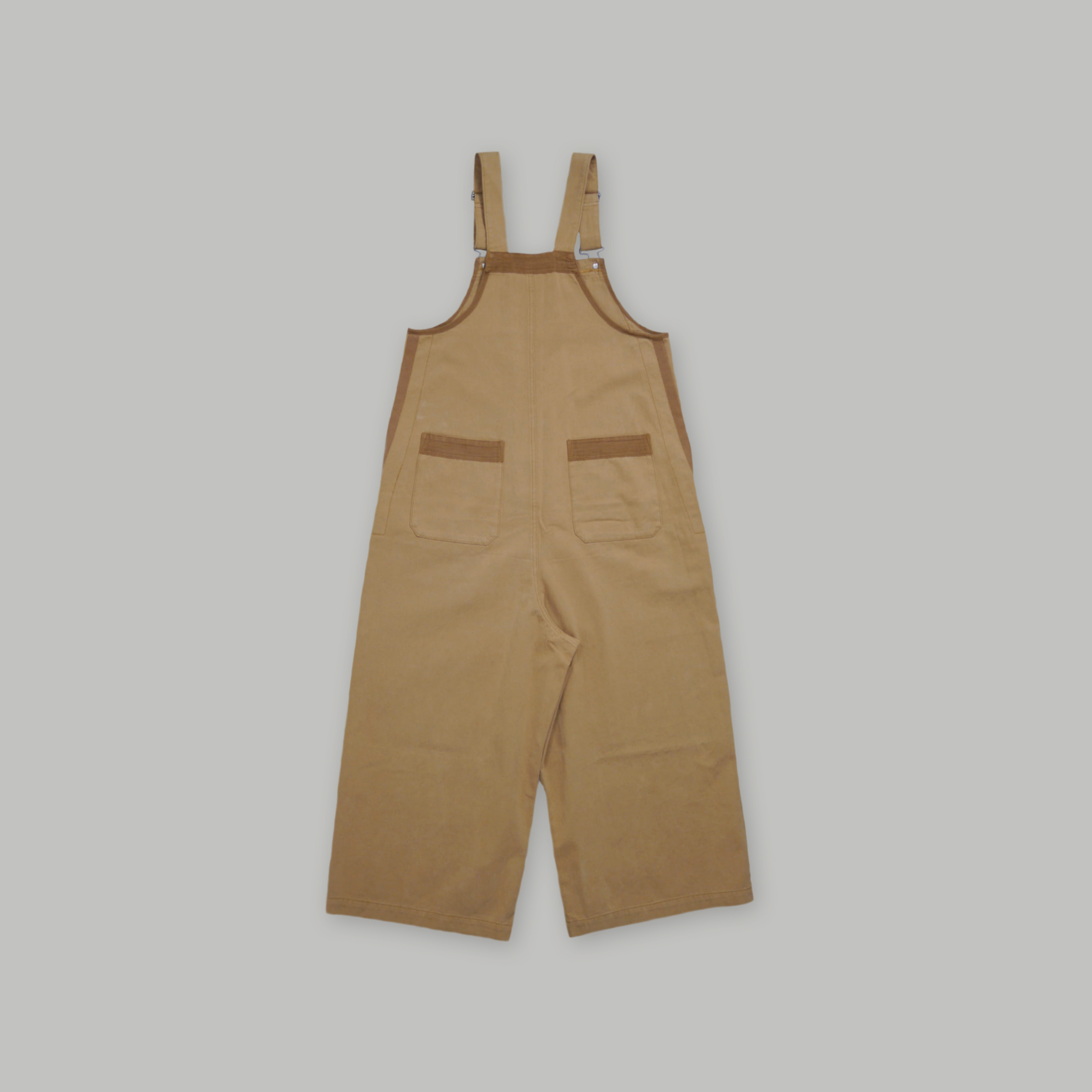 J.P.L. 吊帶細絨斜紋工作寬褲 ╭ 2色 ╮