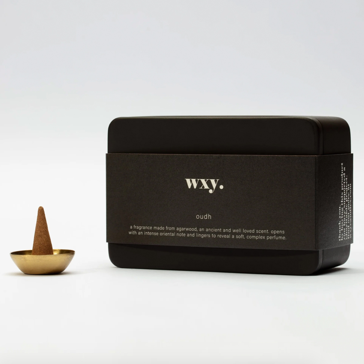 英國 WXY - 奧義香錐（沉香 / 天然無毒香塔 / 附：黃銅薰香座）