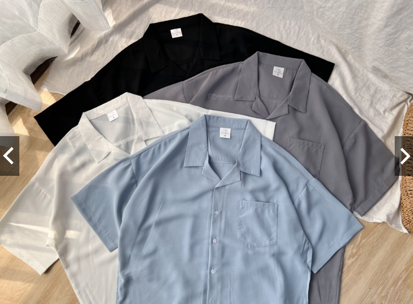 5889棉麻古巴領襯衫