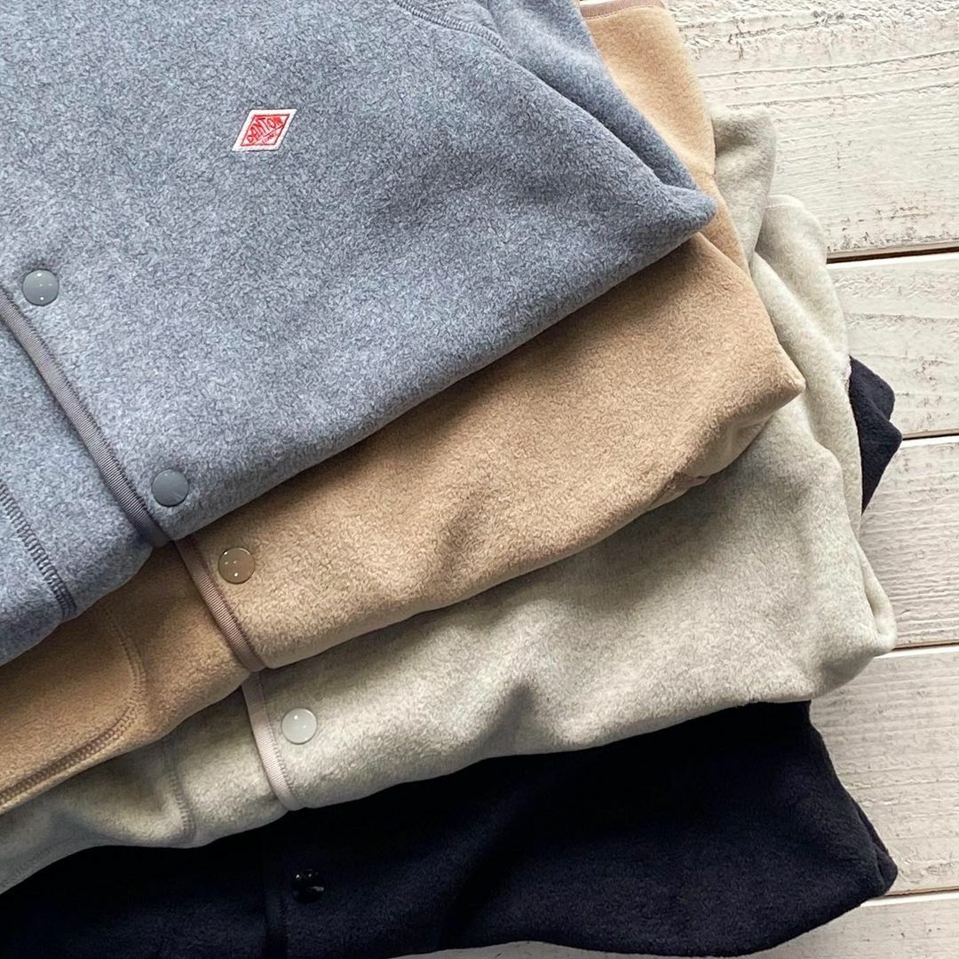 DANTON / Fleece Collarless Jacket