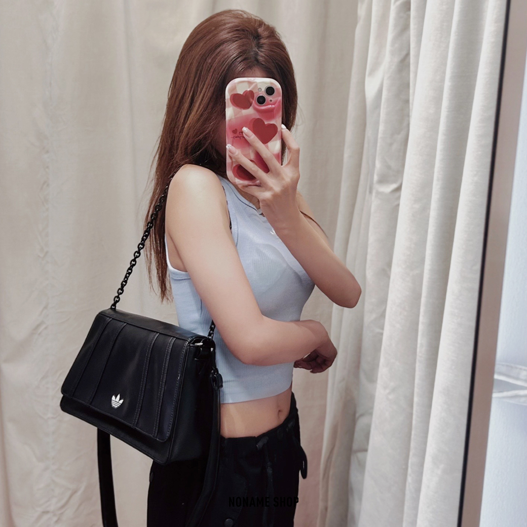 ADIDAS ORIGINAL OG 肩背 斜背 鍊條 魚骨 腋下包 黑