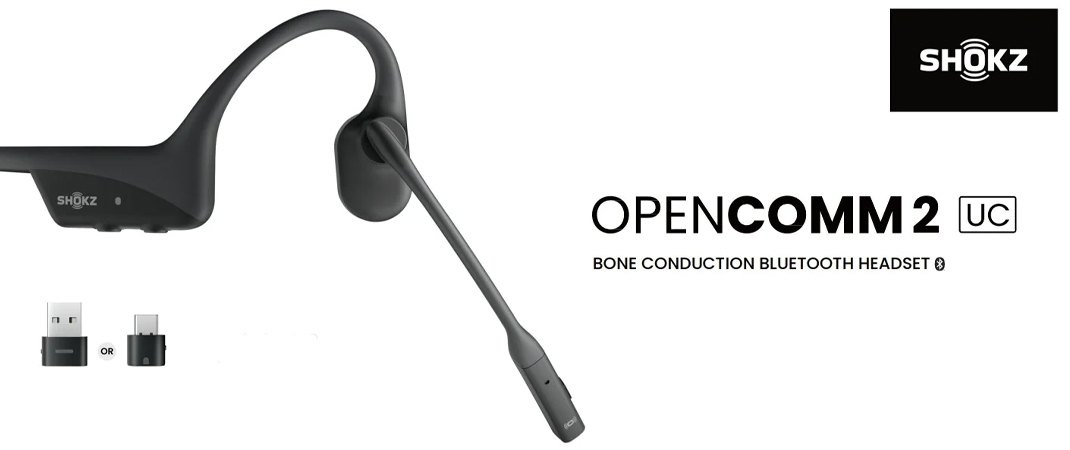 Shokz OpenComm 2 UC C110 骨傳導通訊耳機