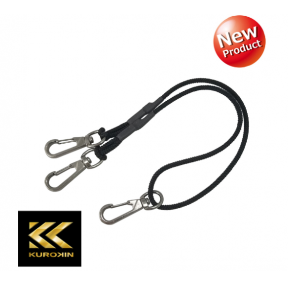 "FUJIYA" (3kg)日本黑金系列工具安全繩(三扣式)