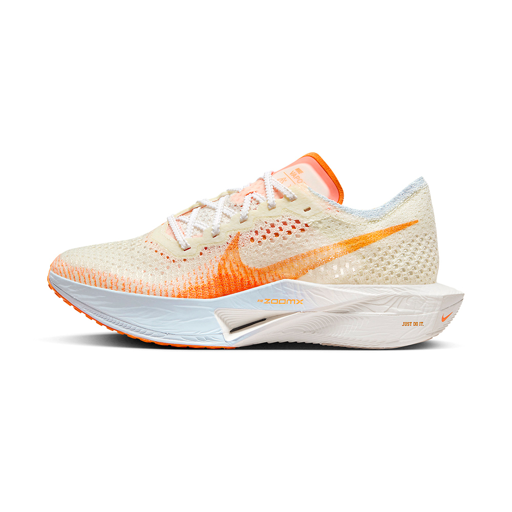 Nike ZoomX VaporFly 3 EK 男白橘專業跑步訓練緩震運動慢跑鞋FV3...