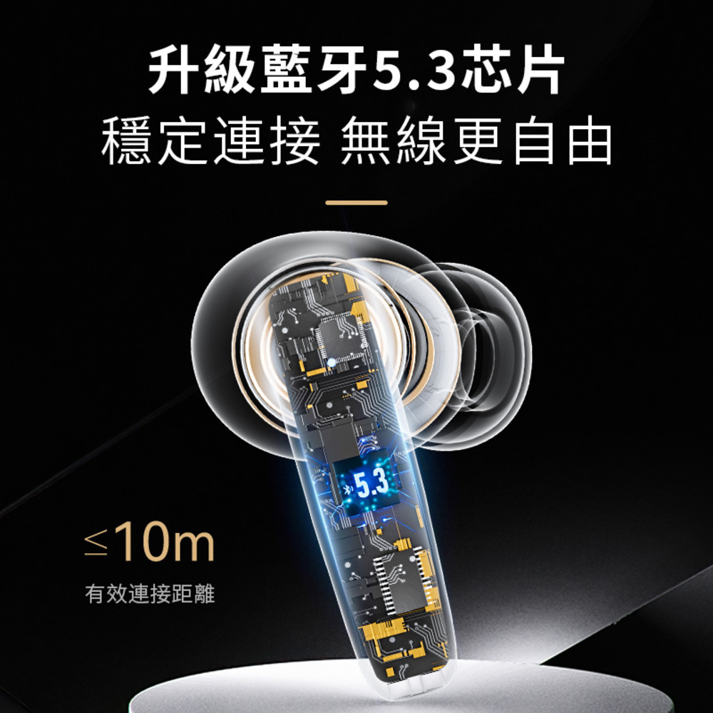 Monster GT12 Pro アクティブ ノイズ キャンセリング トゥルー ワイヤレス ヘッドフォン - ヘッドホン・イヤホン - その他の素材 ブラック