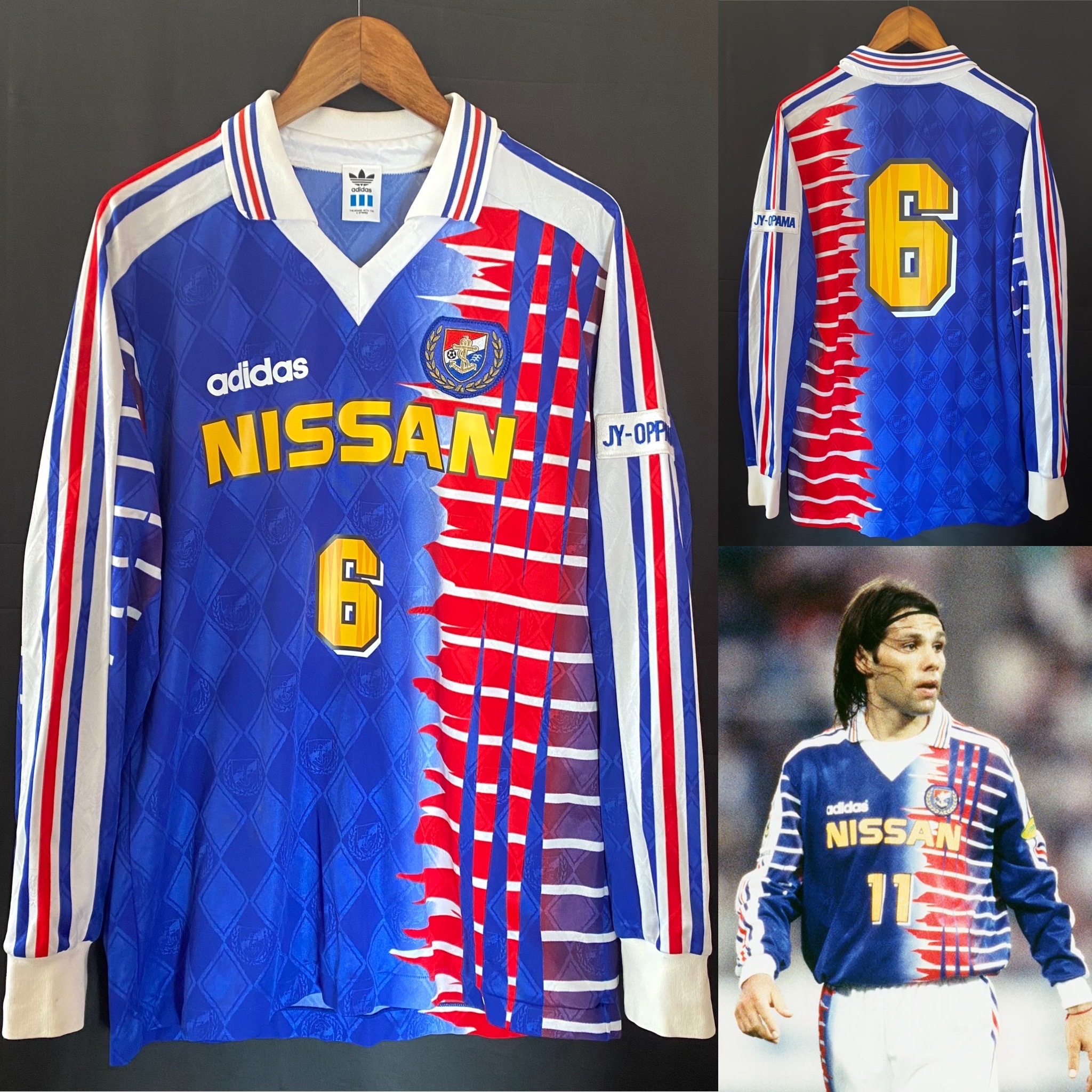 Vintage Yokohama Marinos J League Football Soccer Mizuno