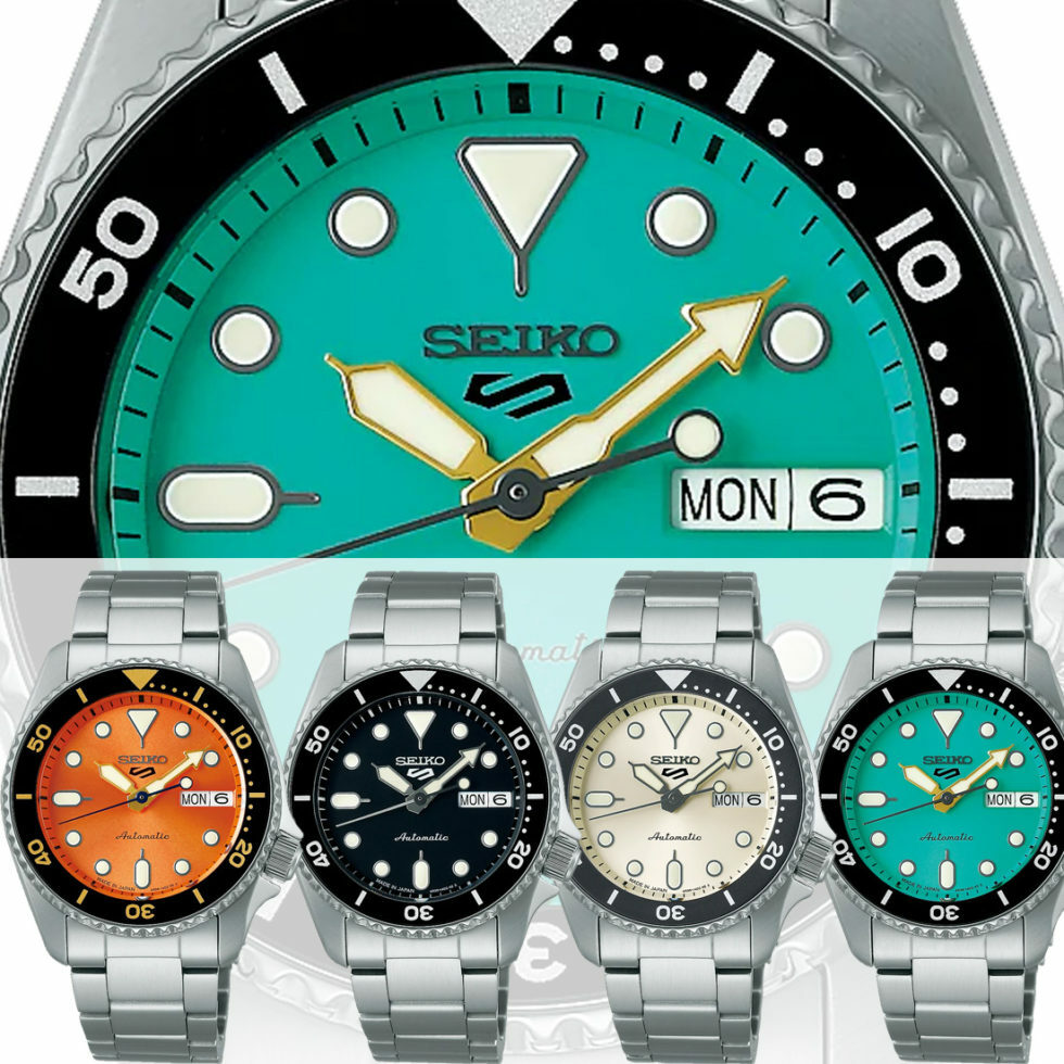 Seiko 55周年記念 精工 5 SPORTS Mechanical Men's Metal Watch Band SBSA225 / SRPK29K1 ,SBSA227/SRPK31K1 ,SBSA229 / SRPK33K1 , SBSA231 / SRPK35K1  手錶