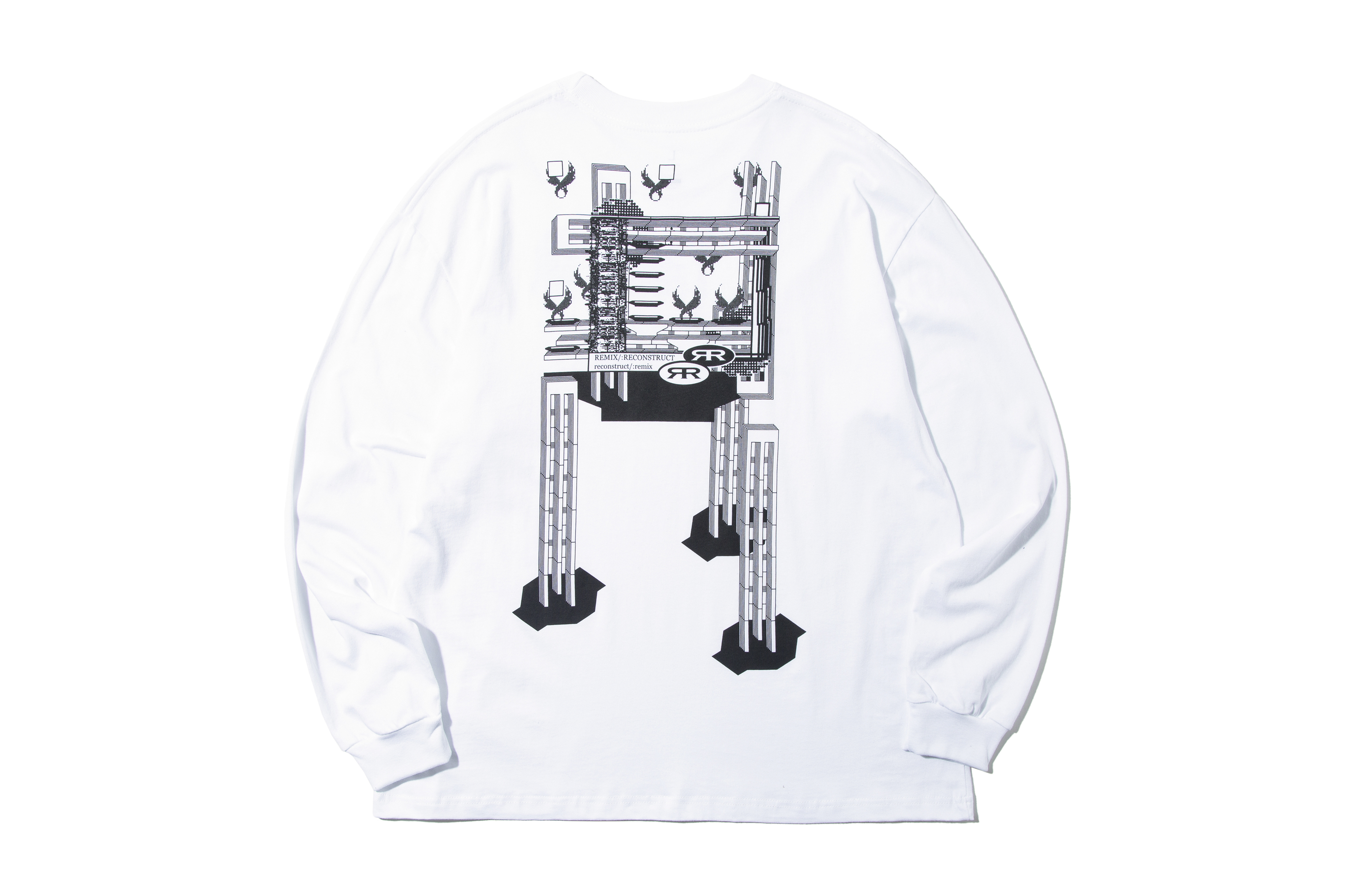 REMIX "STRUCTURE LS TEE" (White)