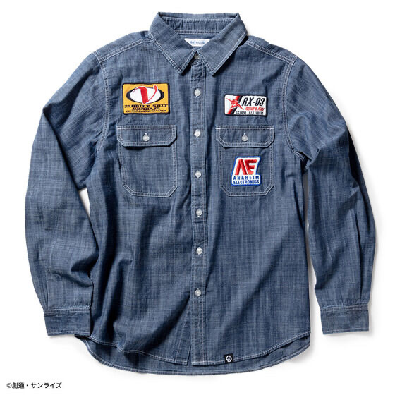 Pbandai 預訂2023/10月 STRICT-G『機動戦士ガンダム 逆襲のシャア』シャンブレーシャツ アムロ⚠️⚠️熱賣款‼️落單前請先PM查詢貨源