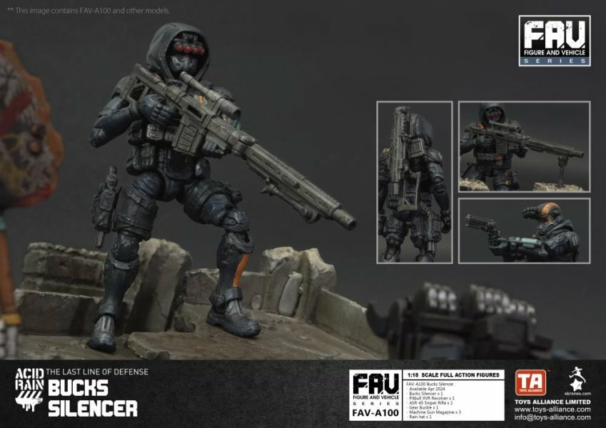 Toys Alliance : Acid Rain 1/18 FAV-A100 公鹿滅聲者
