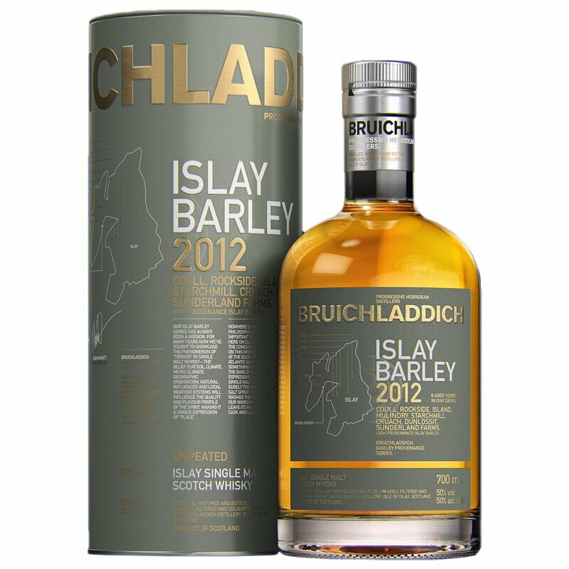 Bruichladdich Islay Barley Unpeated Single Malt Scotch Whisky 2012