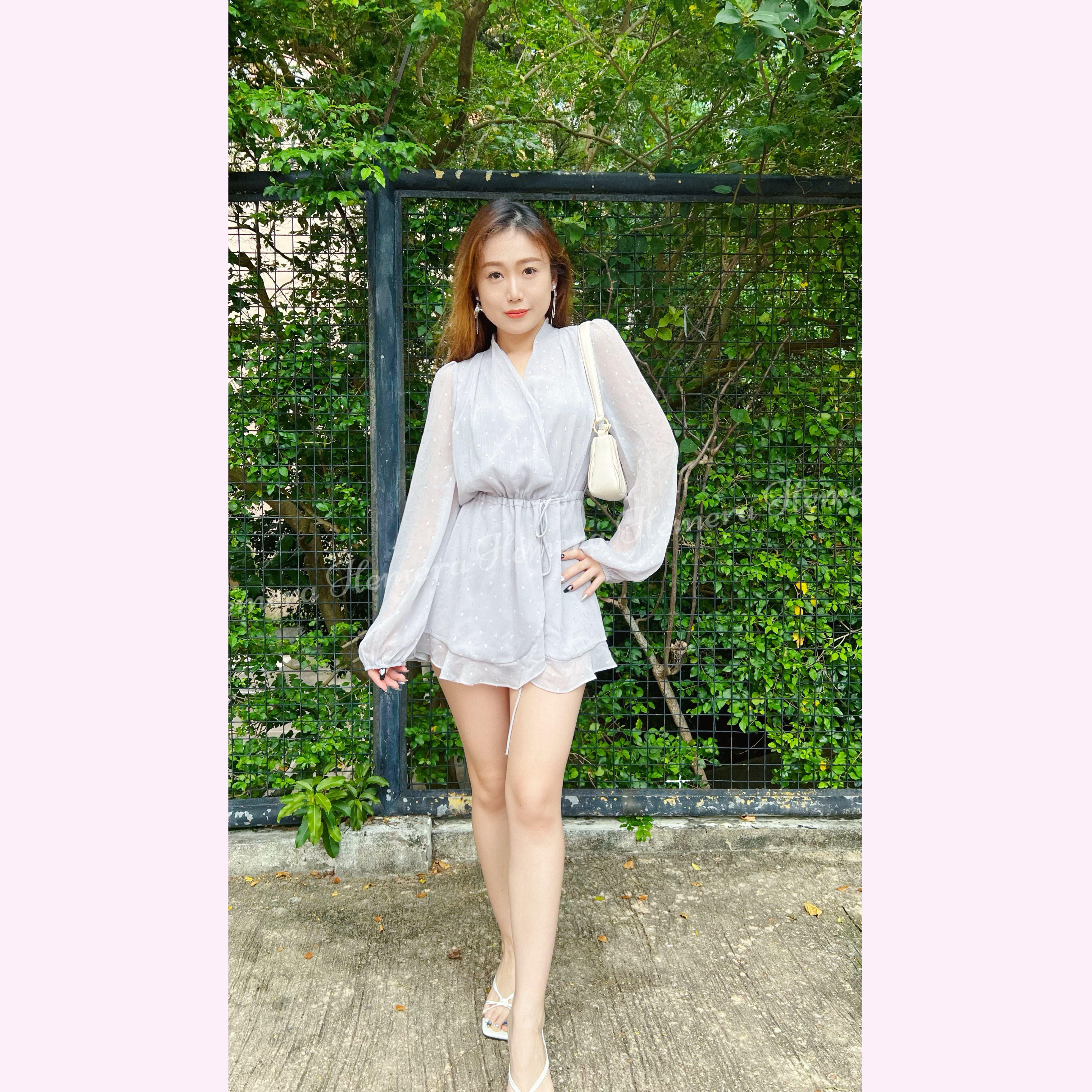 ST23S0951 流星閃閃雪紡套裝