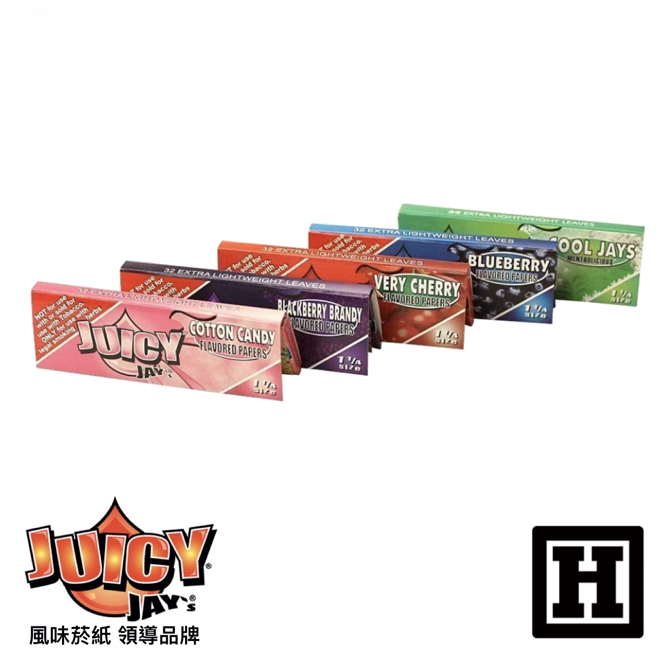 Juicy Jay's 濃郁風味 捲菸紙 76mm