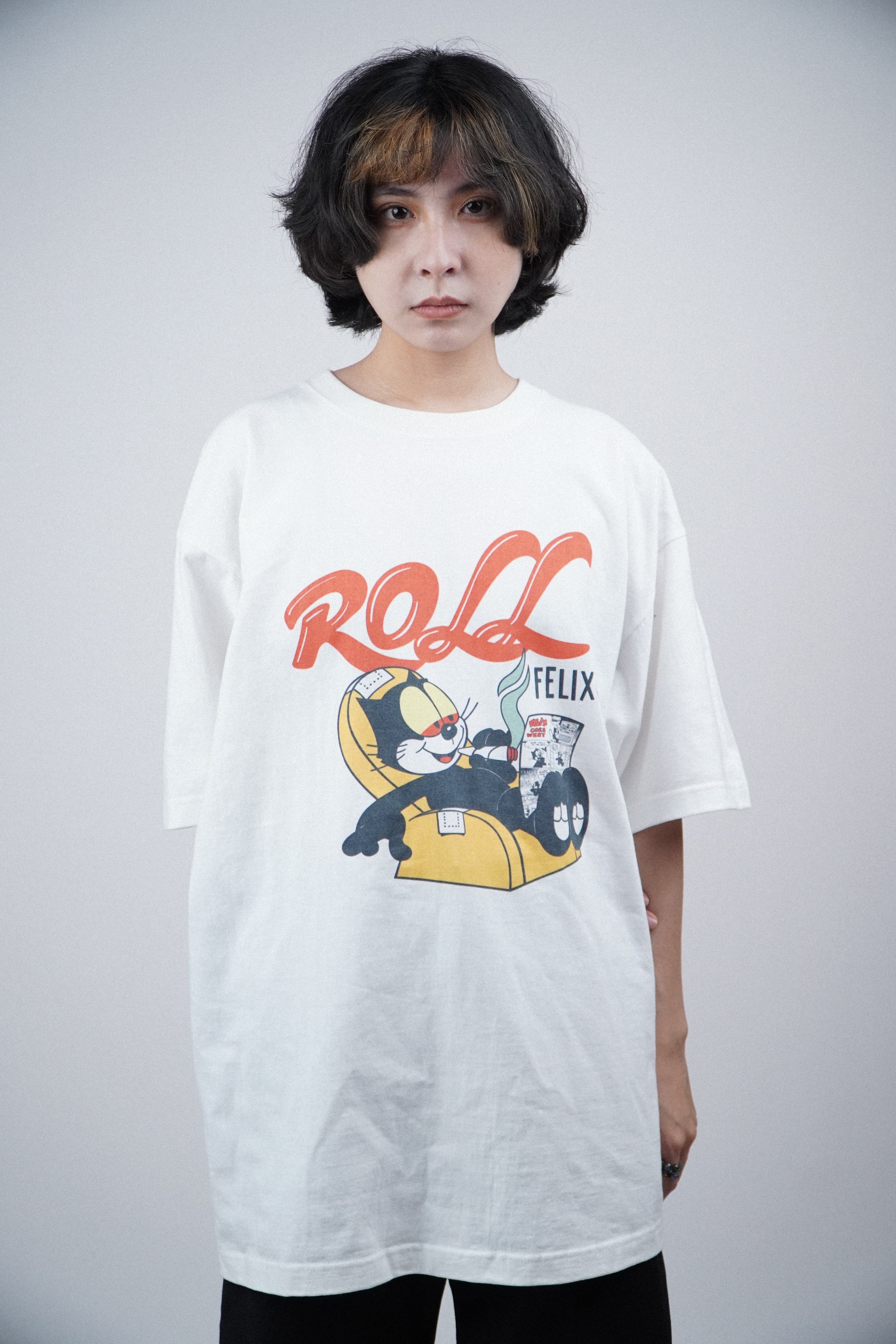 『Always_Good』ROLL完眼睛紅紅 印花 短T