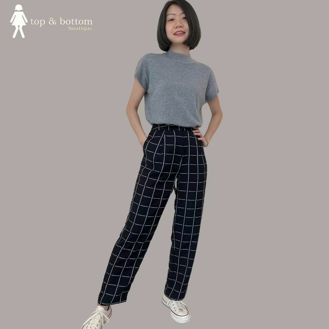CHECKED LONG PANT