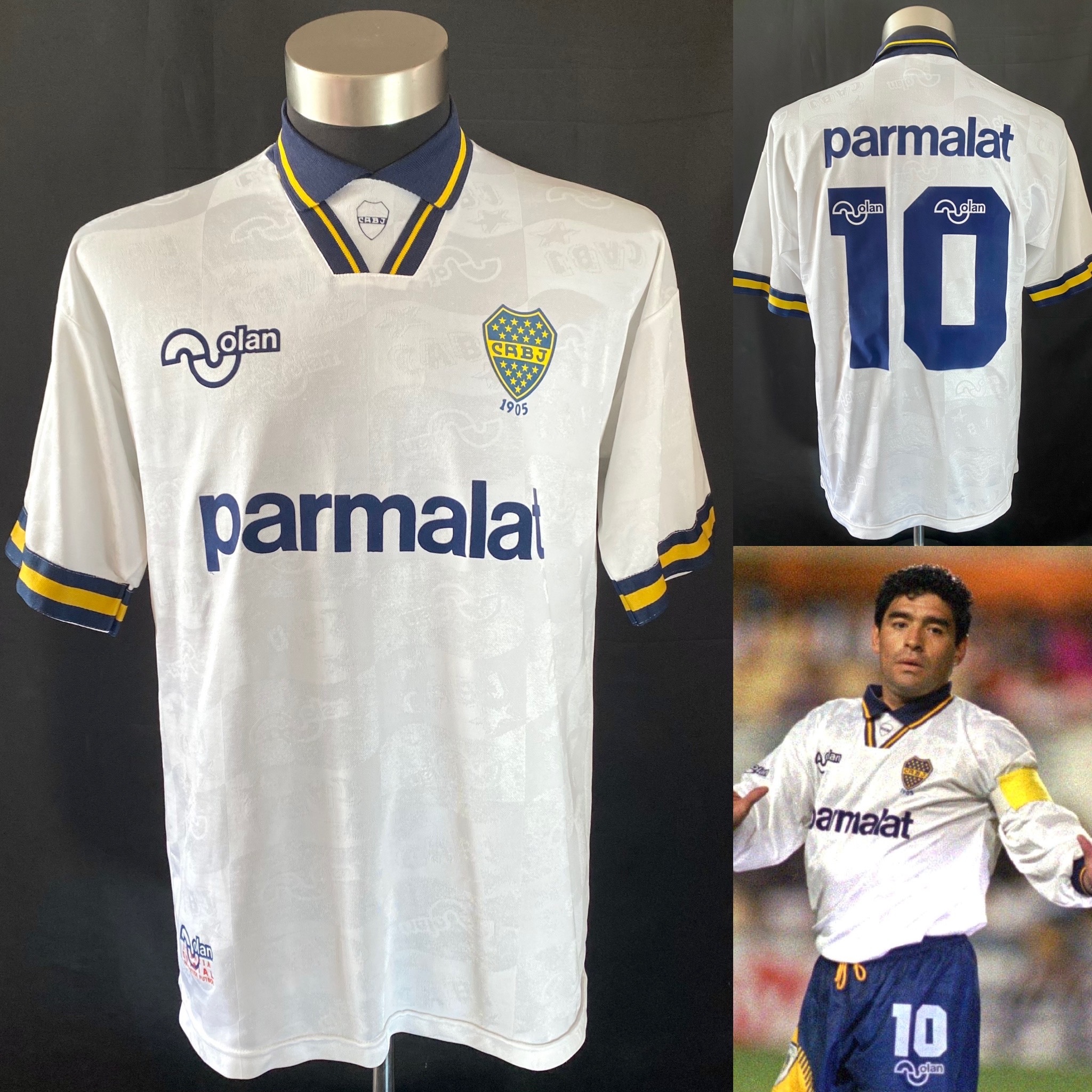 小保加 1994-1995 Olan 元年作客球衣 #10 馬勒當拿