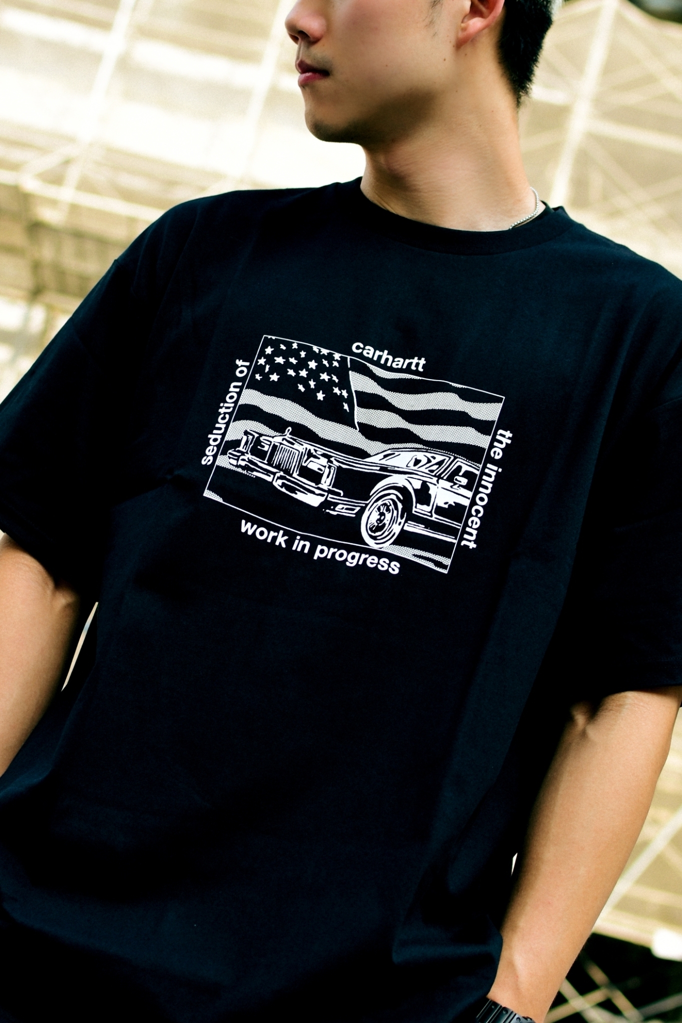 ☆ETW☆【EASY TO WEAR】CARHARTT WIP S/S Seduction T-Shirt 國旗 骨董車 歐版 短T