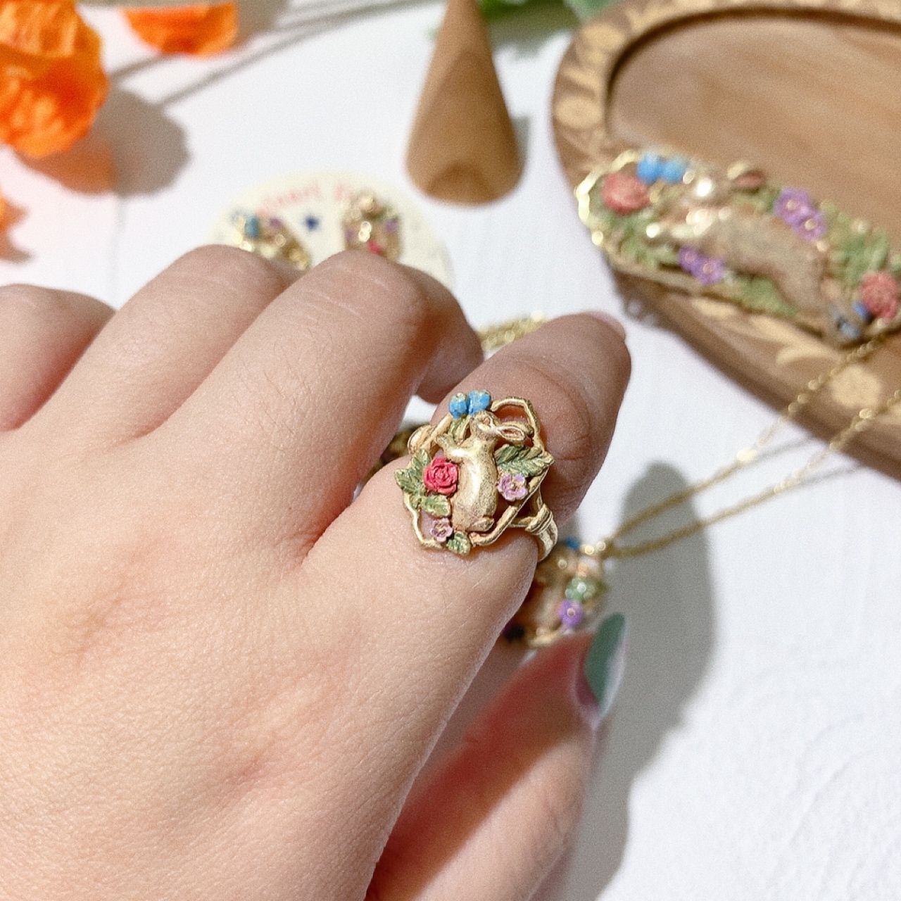 秘密花園耳環/頸鏈/手鏈/髮夾/戒指