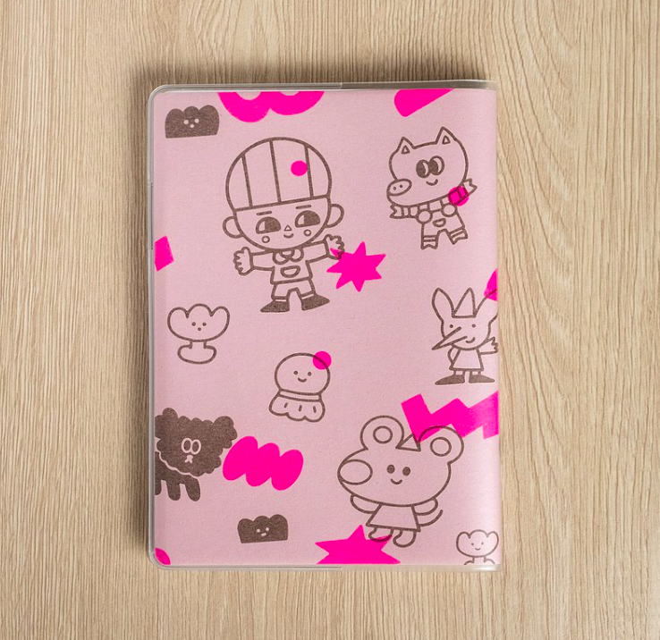 小畫家 孔版印刷特別款 萬年曆 手帳本｜微醺斑比