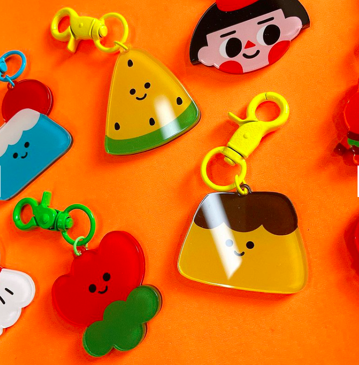 壓克力吊飾 造型鑰匙圈 10款｜ 微醺斑比