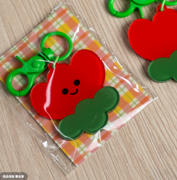 鬱金香 壓克力吊飾 造型鑰匙圈｜ 微醺斑比