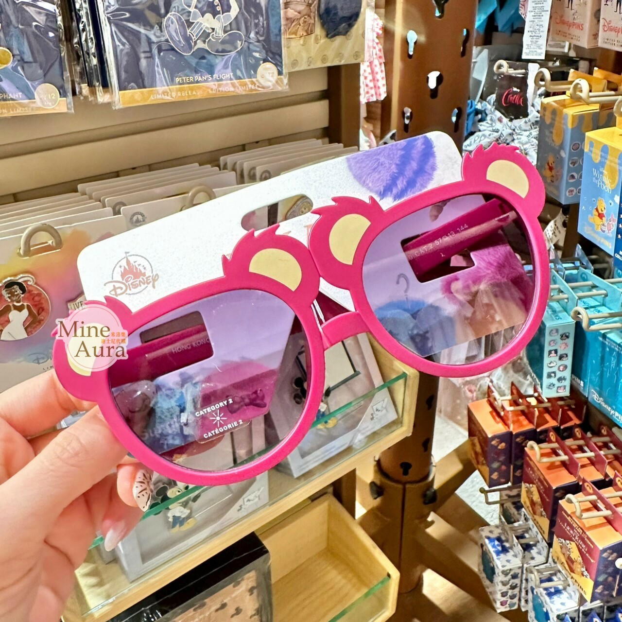 熊抱哥 Lotso 造型太陽眼鏡 墨鏡 玩具總動員 Toy Story -香港迪士尼樂園