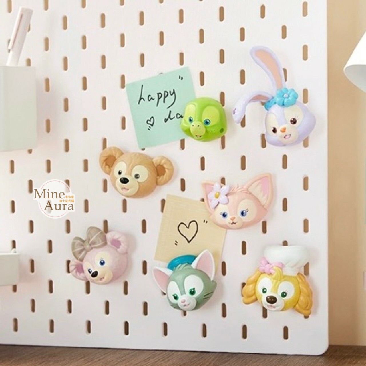 雪莉玫 ShellieMay 立體 大頭 造型 磁鐵 -上海迪士尼樂園