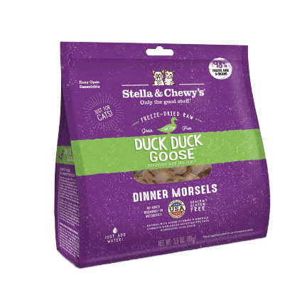 Stella & Chewy's - 凍乾貓糧 鴨肉+鵝肉 Freeze Dried Duck Duck Goose 99g