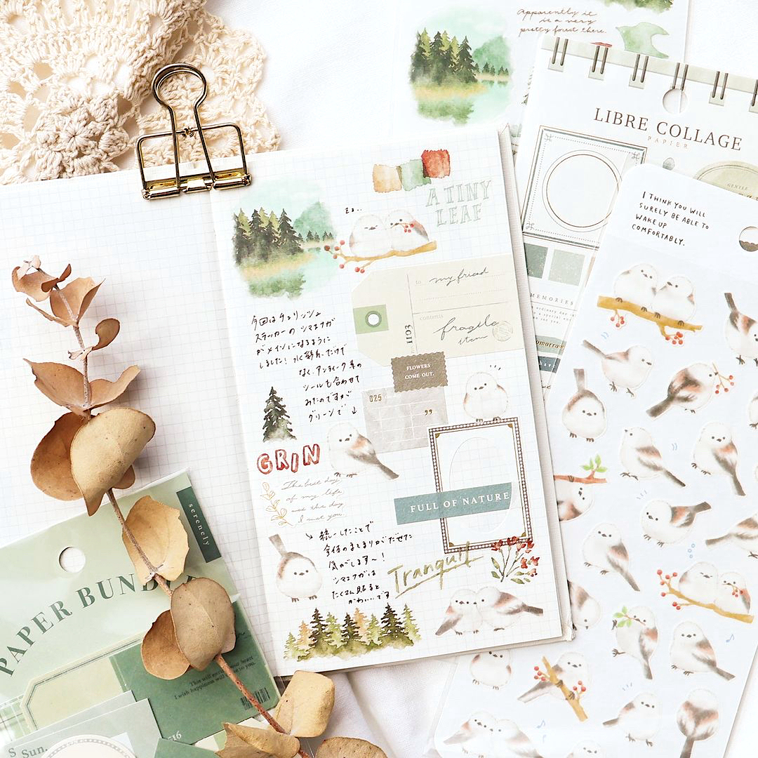 Mind Wave Sticker－Cherish Series (Japanese Stationery Brand)