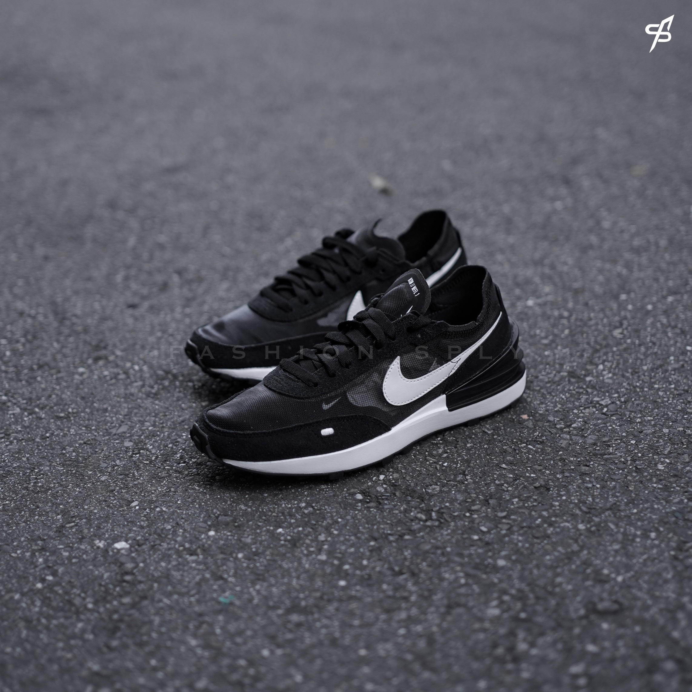 W Nike Waffle One 黑白 DC2533-001