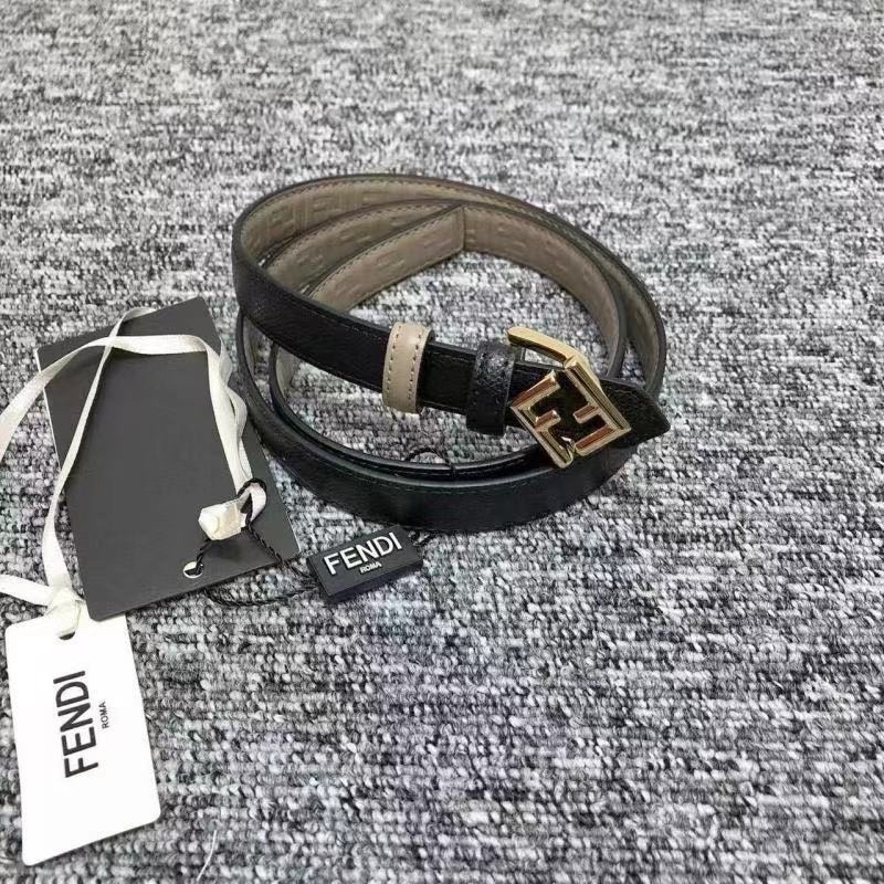 Fendi 女款雙面金扣腰帶  8C0687  ANH8 F0E6E-T