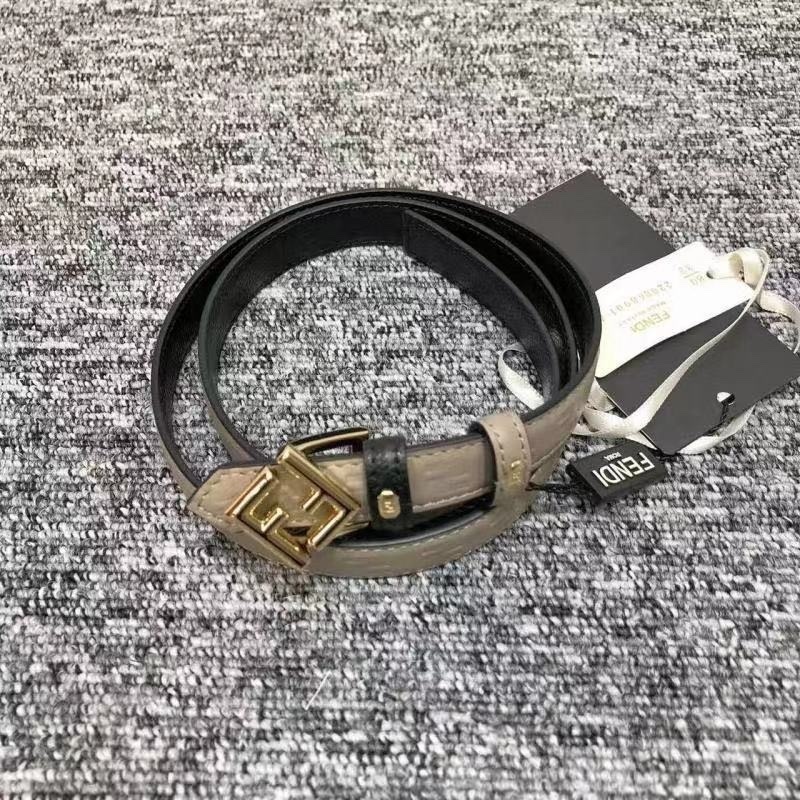 Fendi 女款雙面金扣腰帶  8C0687  ANH8 F0E6E-T