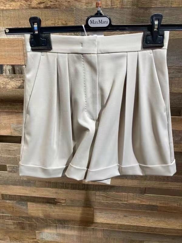 Max Mara 灰色彈力休閒短褲 BORMIDA   001    -T