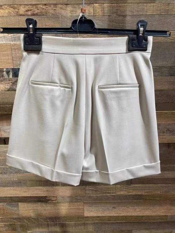 Max Mara 灰色彈力休閒短褲 BORMIDA   001    -T