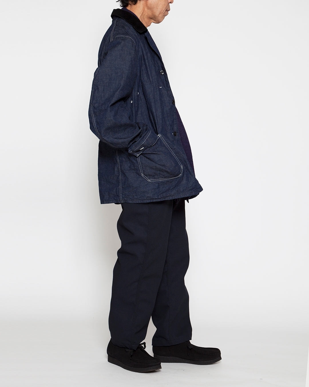 CORONA UTILITY - UTILITY WORK COAT / Indigo Denim