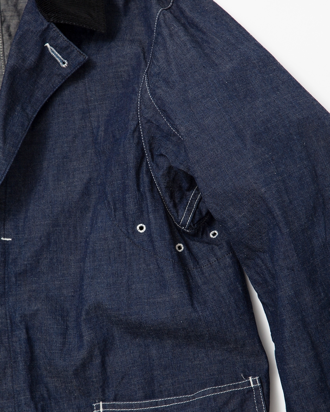 CORONA UTILITY - UTILITY WORK COAT / Indigo Denim