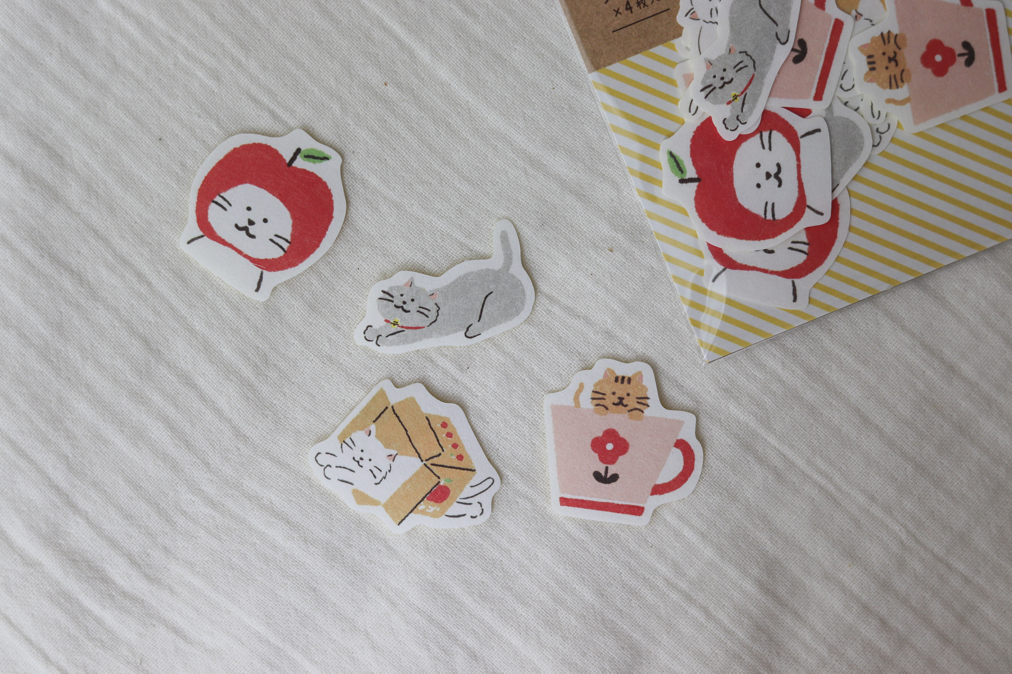 日本 古川紙工 Wa-life  和紙 貼紙包