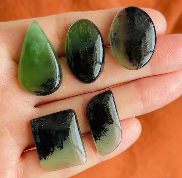 [原石] 蛇紋石 水晶蛋面