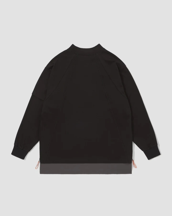 [現貨] LAKH FW23 Zipper Layer L/S Tee Black