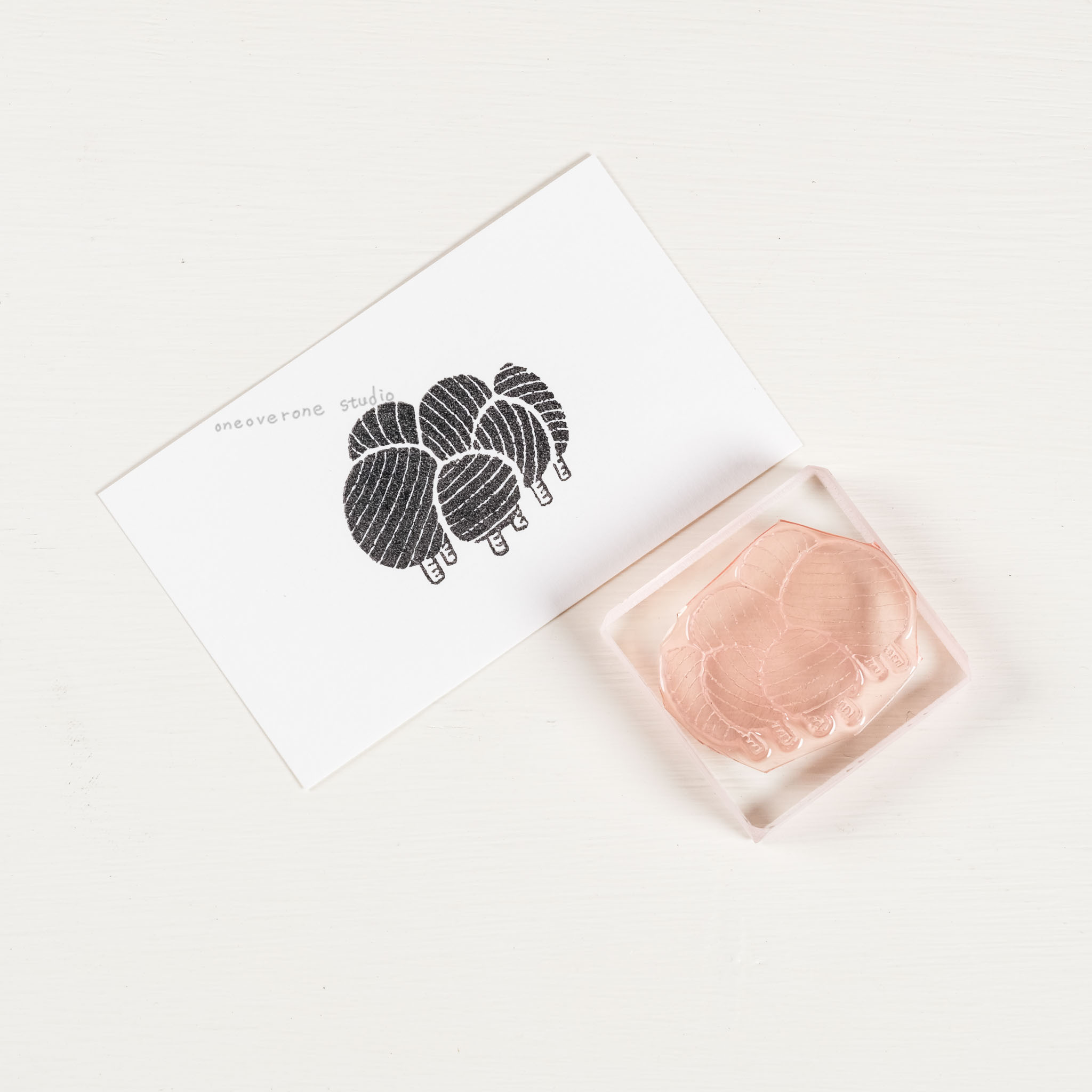 （售完絕版）螺旋樹  膠版印章 ｜一分之一工作室 臺灣