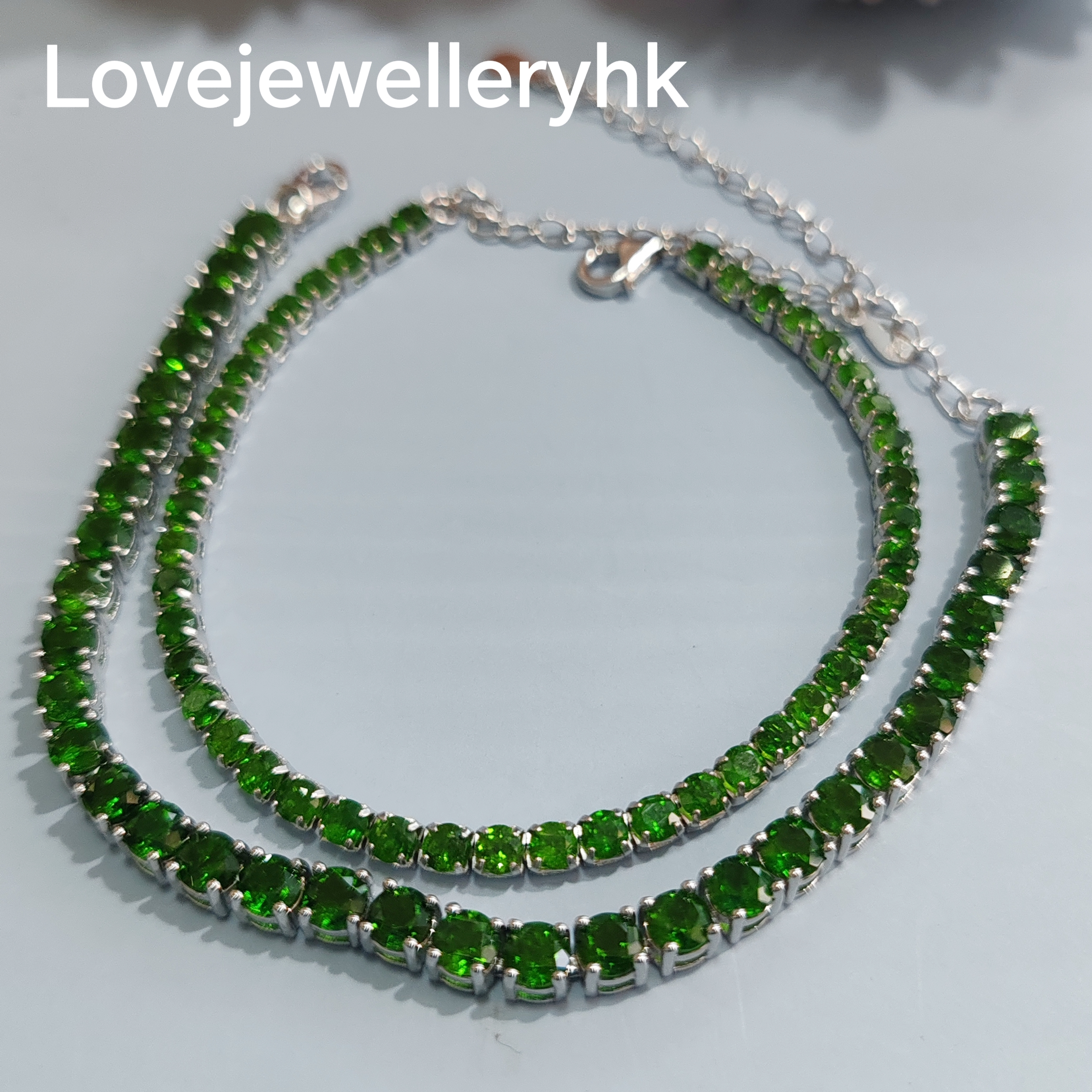 綠色透輝石手鍊    GB005