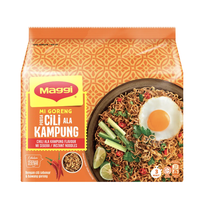 Maggi 鄉村風味辣椒味乾撈麵 [5包裝]