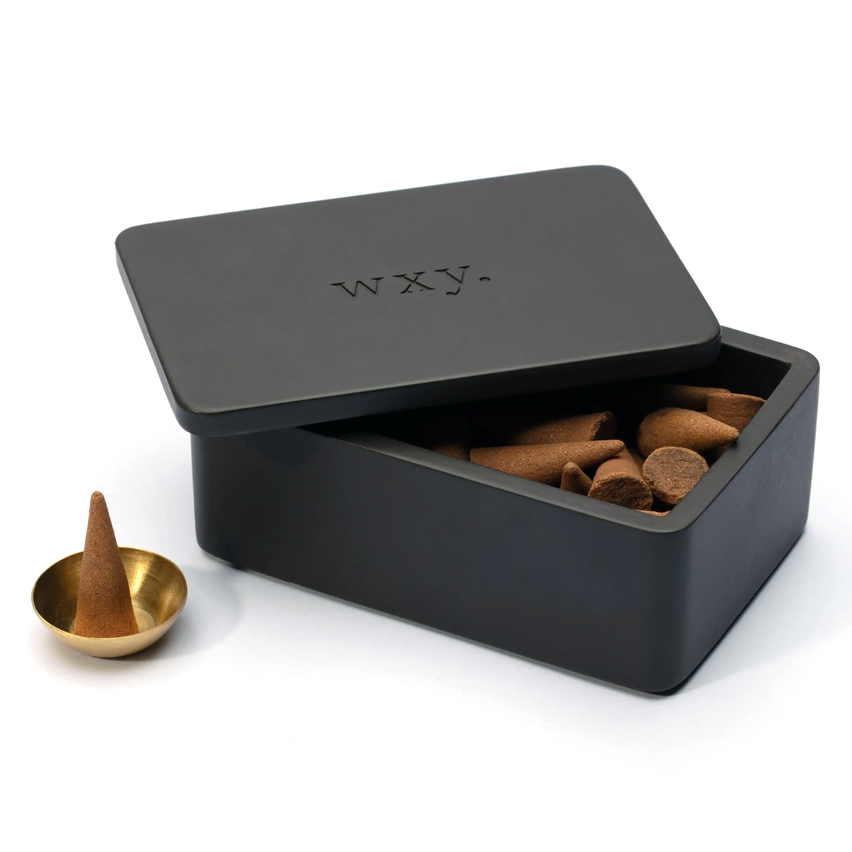 英國 WXY - 奧義香錐（沉香 / 天然無毒香塔 / 附：黃銅薰香座）