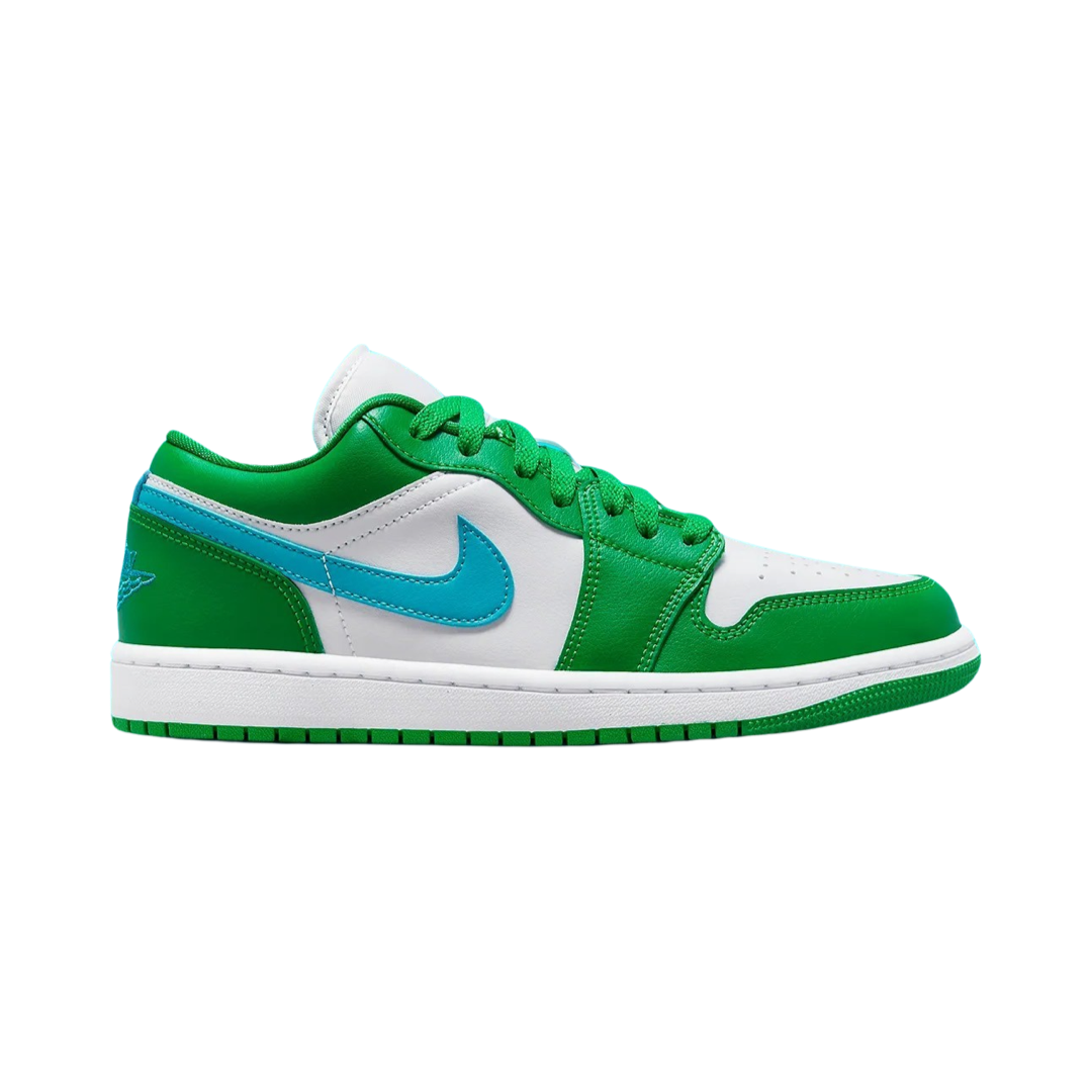[In-Stock] Air Jordan 1 Low Lucky Green Aquatone (W) DC0774-304