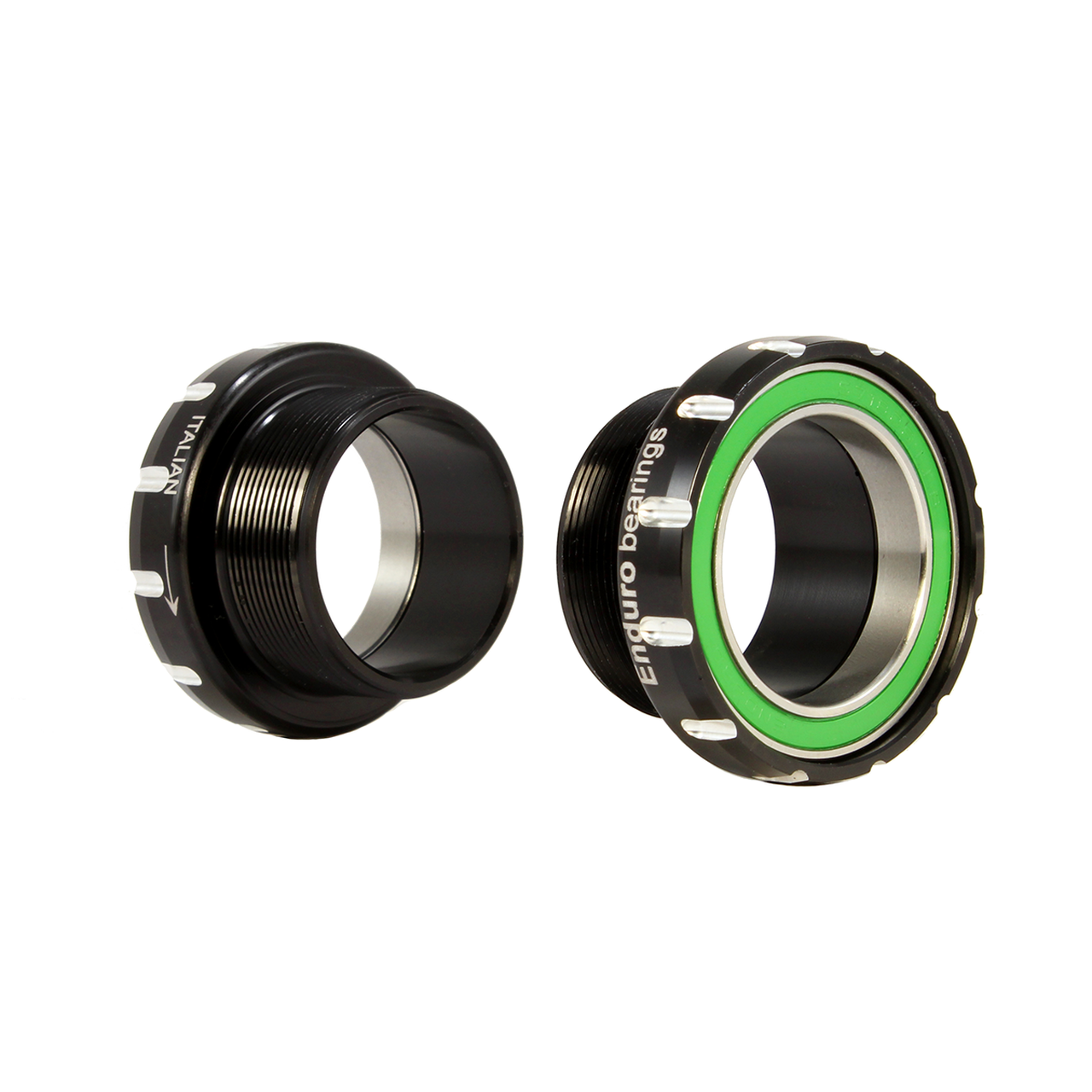 Italian 義牙 30大盤(大盤軸心≥104mm),Italian 義牙 鎖牙式BB, 440C不鏽鋼鋼珠斜角培林 for Italian 義牙五通與30大盤(大盤軸心≥104mm)