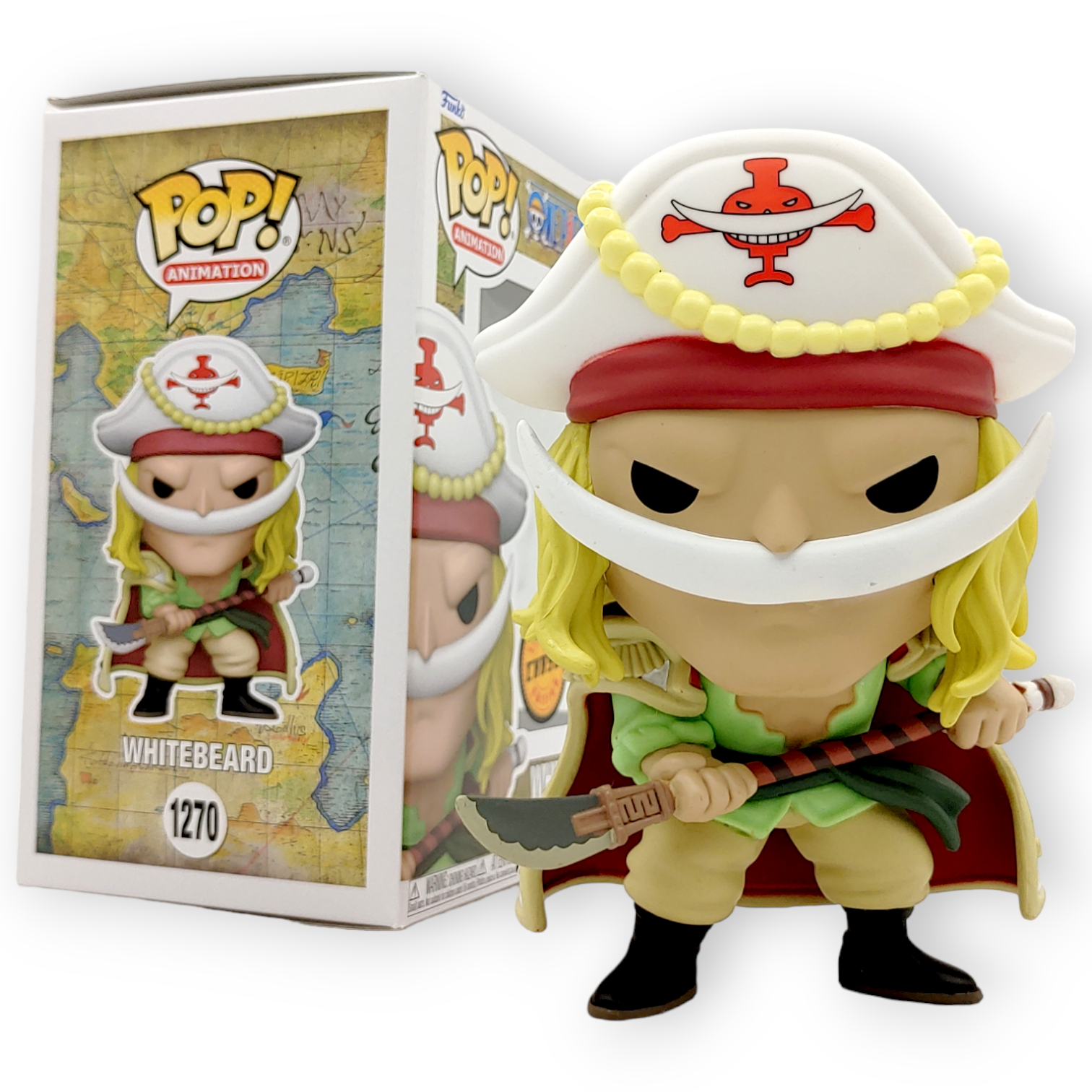 FUNKO POP <One Piece海賊王>白鬍子(白色海賊帽)(CHASE版)-No.1270